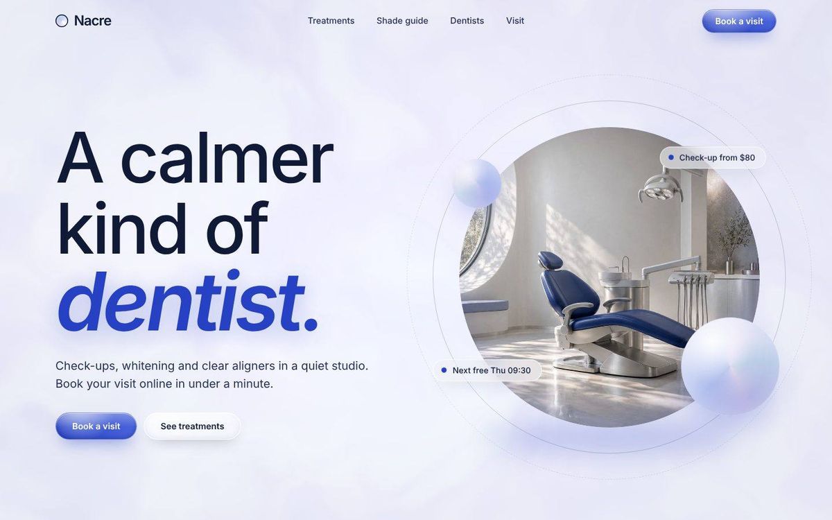 Nacre concept site
