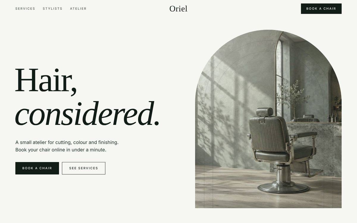 Oriel concept site